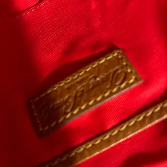 Dooney & Bourke Chestnut Brown Leather Pocket Tote - Picture 10 of 12